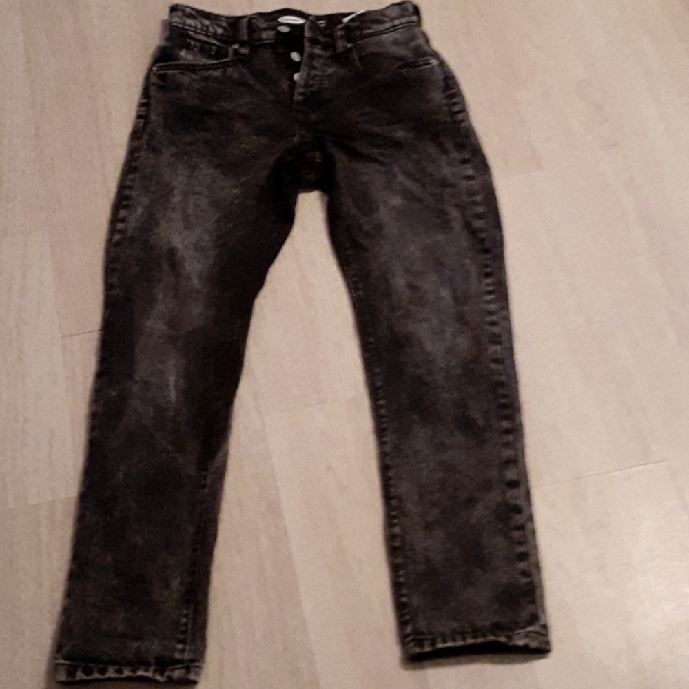 High rise Black and white jeans